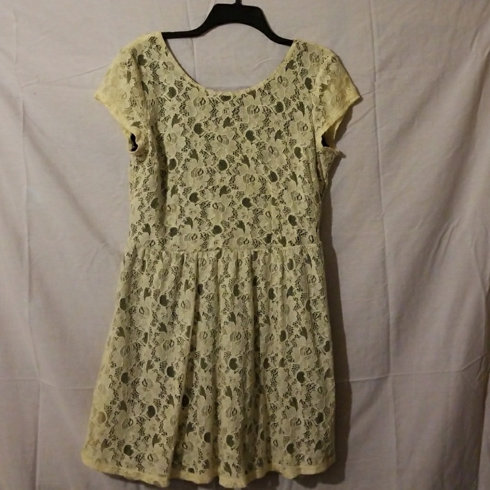 Cream Lace Dress